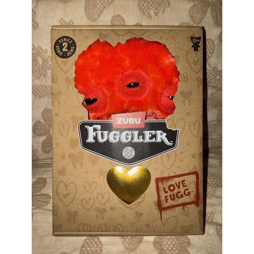 9" Fuggler Love Fugg Red Valentine's Day Zuru Funny Ugly Monster New In Box Red